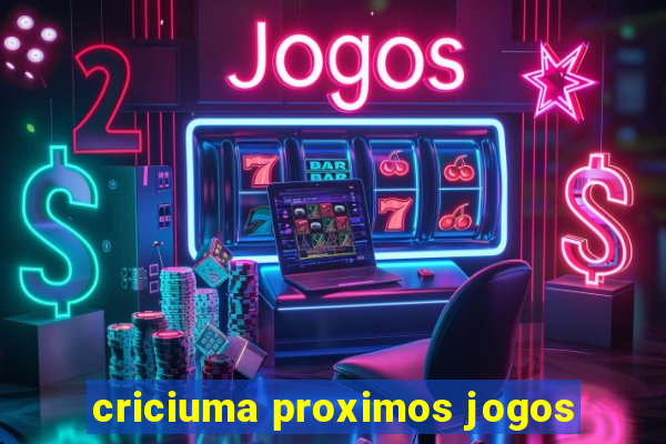 criciuma proximos jogos